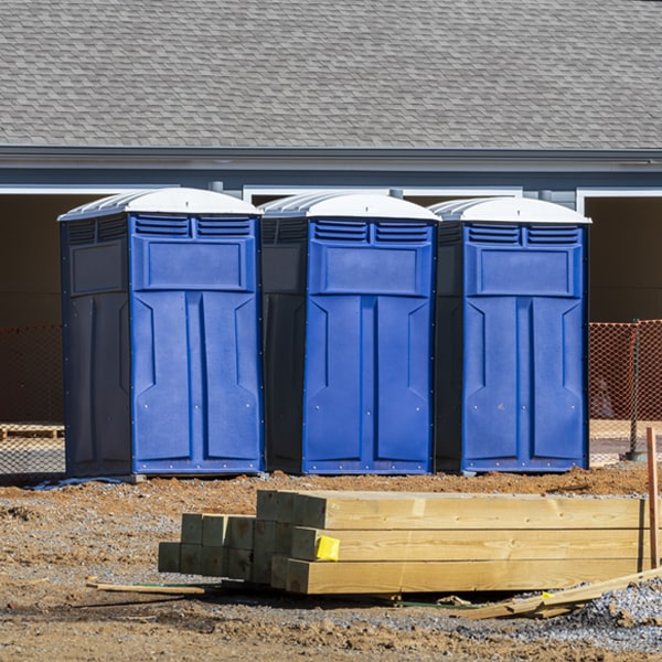 how can i report damages or issues with the portable restrooms during my rental period in Rollingbay